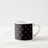 Mulberry kruisstift op zwart espresso kop (Rechts)