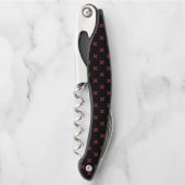 Mulberry kruisstift op zwart kurkentrekker (Voorkant)