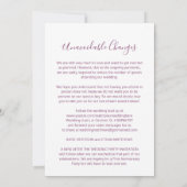 Mulberry-liefde, aanpasbare wisselstreaming bruilo aankondiging (Achterkant)