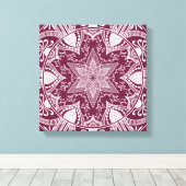 Mulberry Mandala Canvas Afdruk (Insitu (Houten vloer))