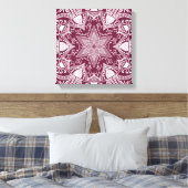 Mulberry Mandala Canvas Afdruk (Insitu (Slaapkamer))