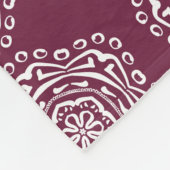 Mulberry Mandala Fleece Deken (Hoek)