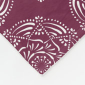 Mulberry Mandala Fleece Deken (Hoek)