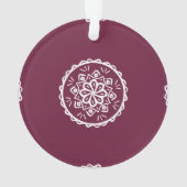 Mulberry Mandala Ornament (achterkant)
