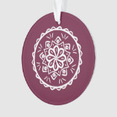 Mulberry Mandala Ornament (voorkant)