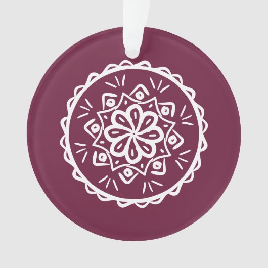 Mulberry Mandala Ornament (voorkant)