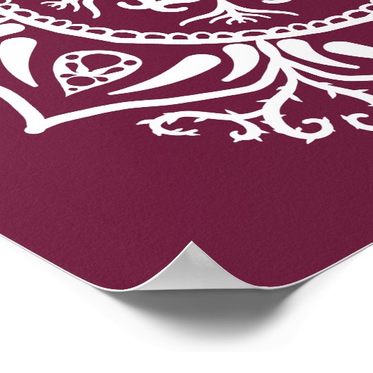 Mulberry Mandala Poster (Hoek)