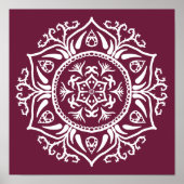 Mulberry Mandala Poster (Voorkant)