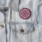 Mulberry Mandala Ronde Button 5,7 Cm (In situ)