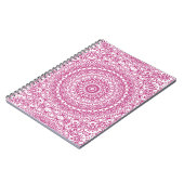 Mulberry Mandala Roze Kaleidoscope Design Notitieboek (Linkerzijde)