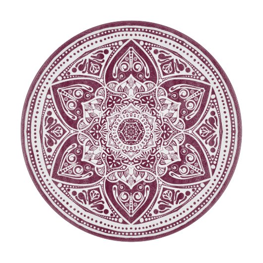 Mulberry Mandala Snijplank (Voorkant)