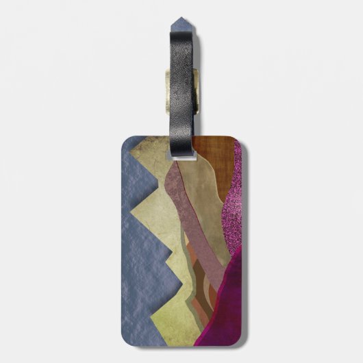 Mulberry Mountains Bagagelabel (Achterkant verticaal)