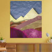 Mulberry Mountains Canvas Afdruk (Insitu (Woonkamer))