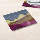 Mulberry Mountains Kartonnen Onderzetters (Schuin)