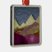 Mulberry Mountains Metalen Ornament (Rechts)
