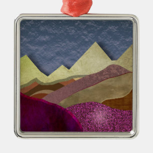 Mulberry Mountains Metalen Ornament
