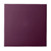 Mulberry Paarse Solid Color Tile Tegeltje (Voorkant)