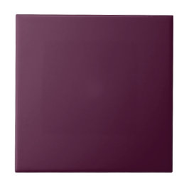 Mulberry Paarse Solid Color Tile Tegeltje