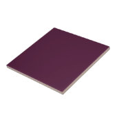 Mulberry Paarse Solid Color Tile Tegeltje (Zijkant)
