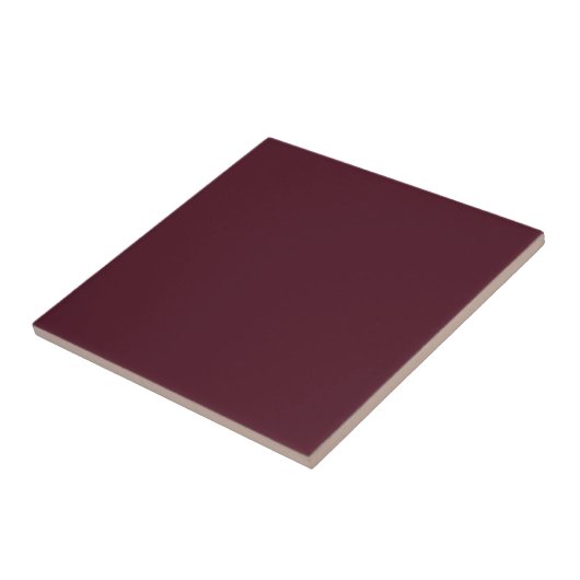 Mulberry Paarse Solid Color Tile Tegeltje (Zijkant)