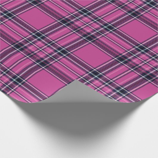 Mulberry Plaid Wrapping Paper Roll Cadeaupapier (Hoek)