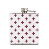 Mulberry polka kruist wit heupfles (Achterkant)