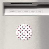 Mulberry polka kruist wit magneet (Insitu (Vaatwasser))