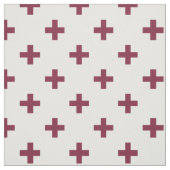 Mulberry polka kruist wit stof (Swatch)