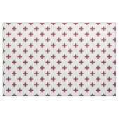 Mulberry polka kruist wit stof (Fat Quarter)