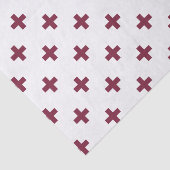 Mulberry polka kruist wit tissuepapier (Detail)