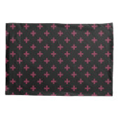 Mulberry polka kruist zwart kussensloop (Achterkant)