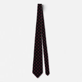 Mulberry polka kruist zwart stropdas (Voorkant)