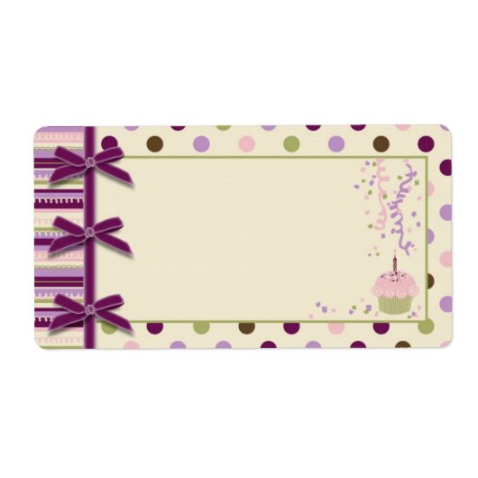 Mulberry-puntnaamlabel Etiket (Voorkant)