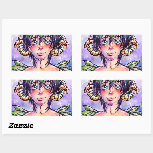 Mulberry Rechthoekige Sticker (Vel)