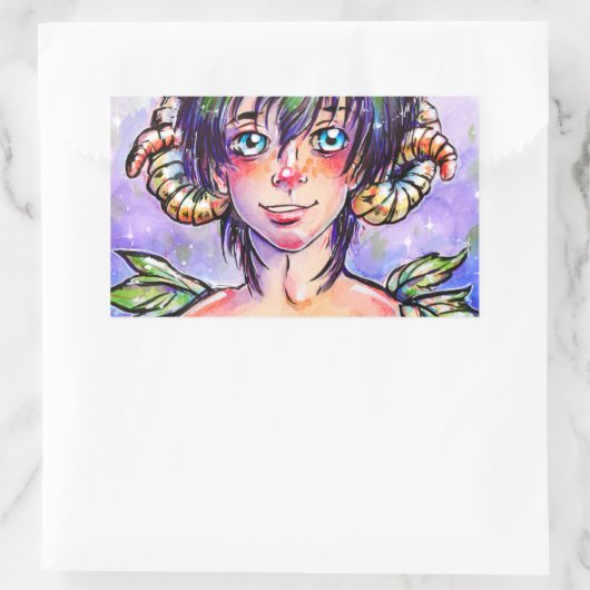 Mulberry Rechthoekige Sticker (Tas)