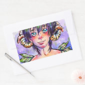 Mulberry Rechthoekige Sticker (Envelop)