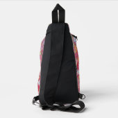 Mulberry Red Floral Sling Bag (Achterkant)