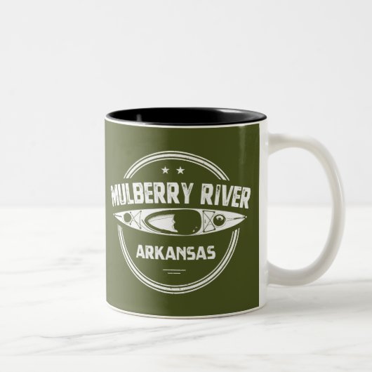 Mulberry River, Arkansas Tweekleurige Koffiemok (Rechts)