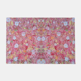 Mulberry Rode Bloemen Outdoor Mat