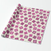 Mulberry Squares Cadeaupapier (Uitgerold)