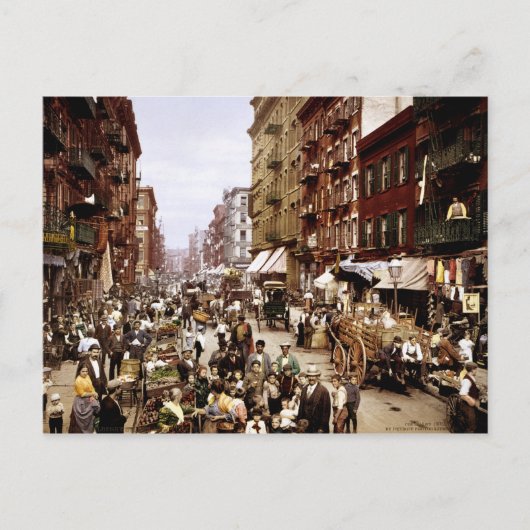 Mulberry Street Briefkaart (Voorkant)