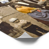 Mulberry Street Market New York City 1900 Poster (Hoek)