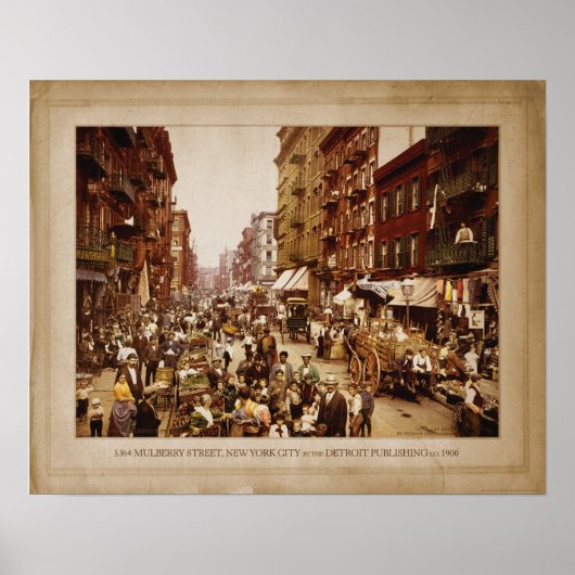 MULBERRY STREET, NYC POSTER (Voorkant)
