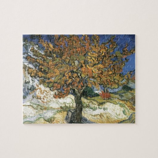 Mulberry Tree door van Gogh  oude Antiek kunst Legpuzzel (Horizontaal)
