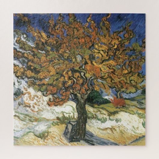 Mulberry Tree door van Gogh  oude Antiek kunst Legpuzzel (Verticaal)