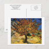 Mulberry Tree (F637) Van Gogh Fine Art Briefkaart (Voorkant / Achterkant)