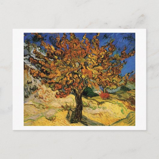 Mulberry Tree (F637) Van Gogh Fine Art Briefkaart (Voorkant)