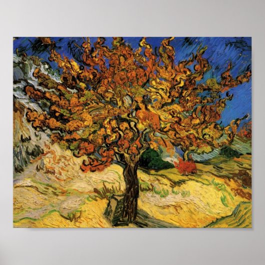Mulberry Tree (F637) Van Gogh Fine Art Poster (Voorkant)