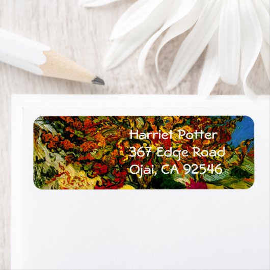 Mulberry Tree Van Gogh Fine Art Etiket (Insitu)