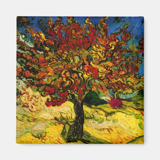Mulberry Tree Van Gogh Fine Art Magneet (Voorkant)